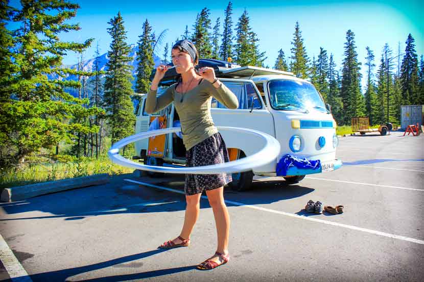 Any day that starts with hula hooping whilst brushing your teeth is going to be a good one!
