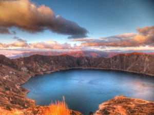 Most beautiful volcanic crater lake