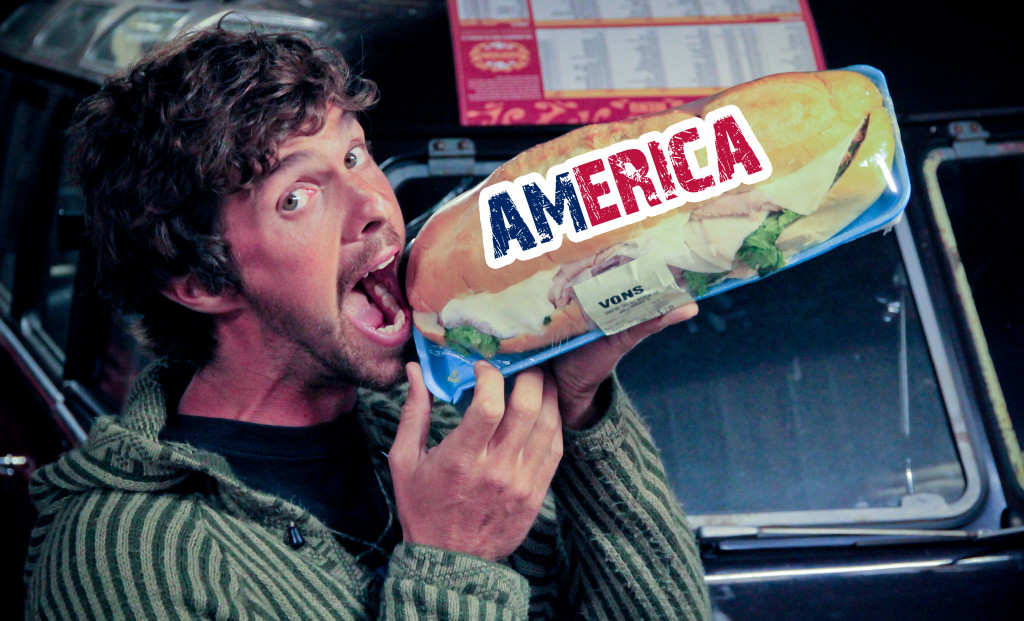 America - Home of the 4-Meal-Sandwich