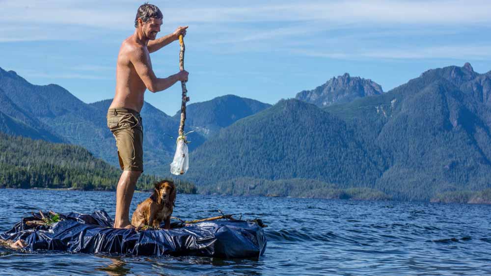 Exploring Canada on a hand built raft