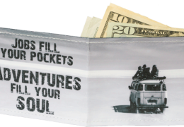 Ultra Thin Wallet – Adventures Fill Your Soul