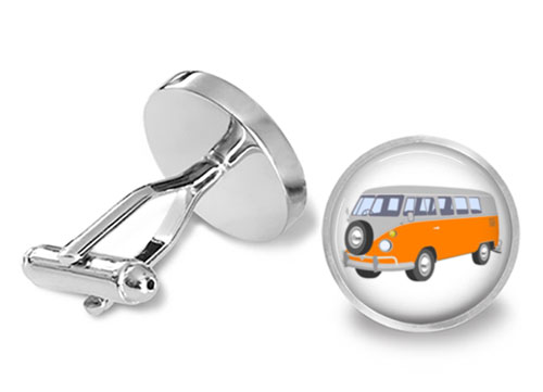 vw bus cufflinks