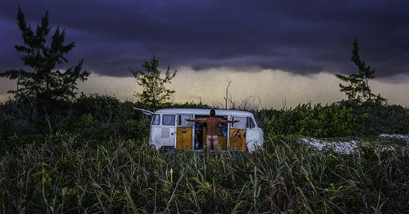 Campervan-Dusche