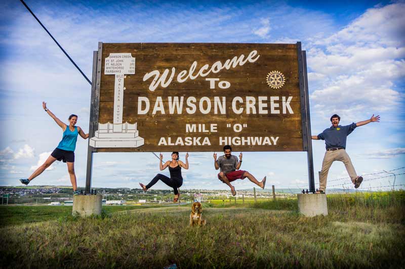 Dawson Creek, Mile ZERO of the Alaska Highway