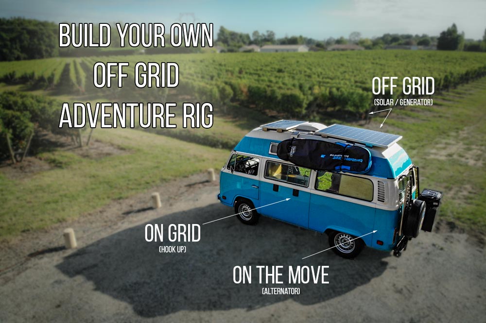 how to build an van electrical system for off grid living