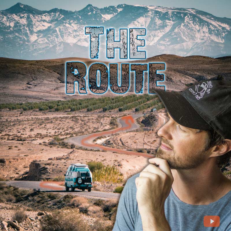 Kombi Life Route Planning Driving Around The World