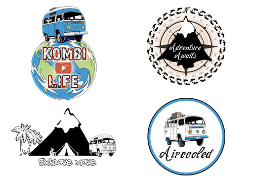 Kombi Life Sticker Pack